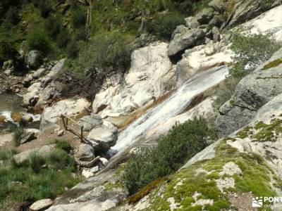 Cascada El Hornillo - Puerto Malagón; el bosque madrid sierra calle real san sebastian de los reyes 